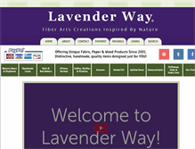 Tablet Screenshot of lavenderway.com